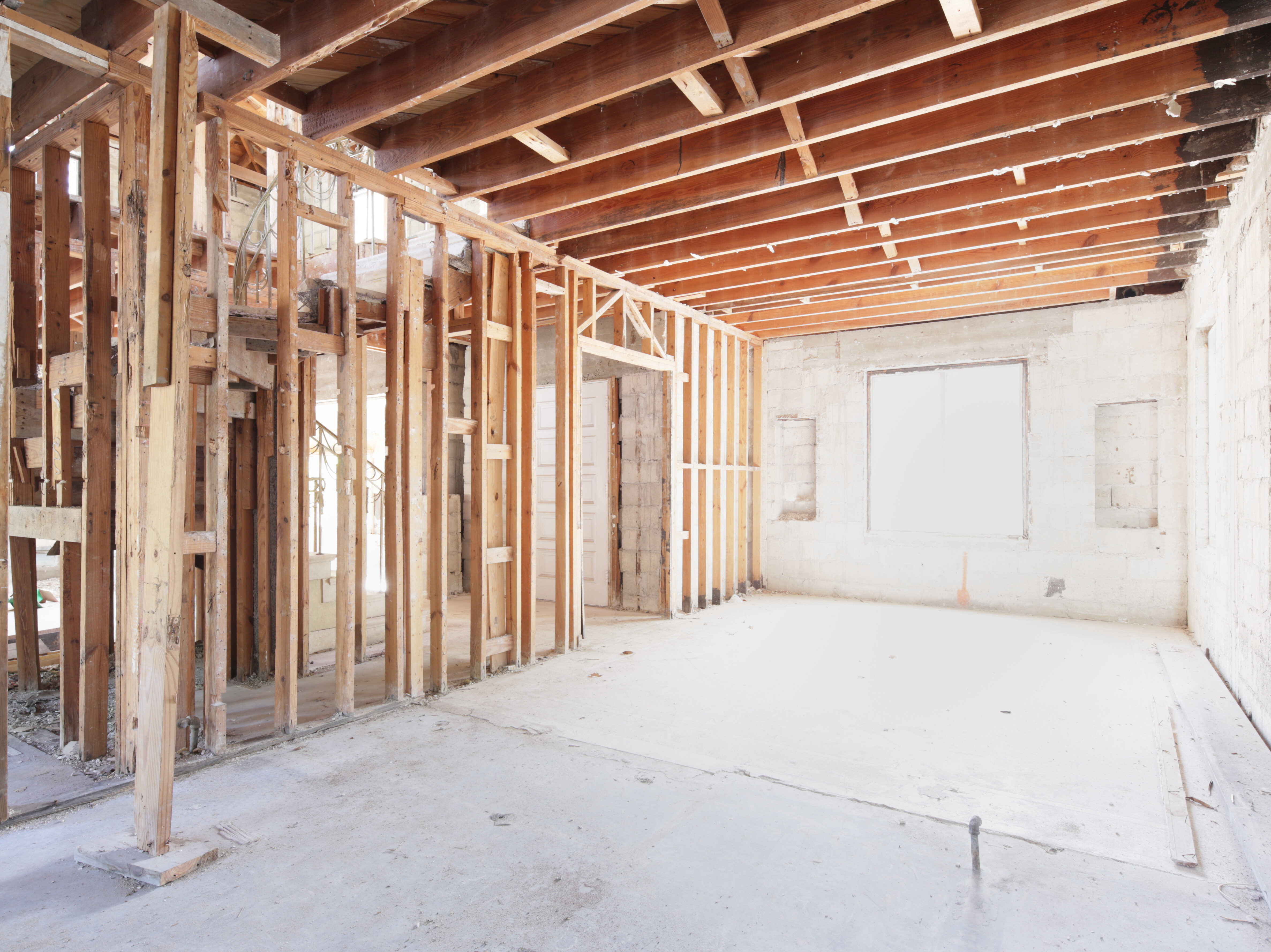 Home renovation stock image